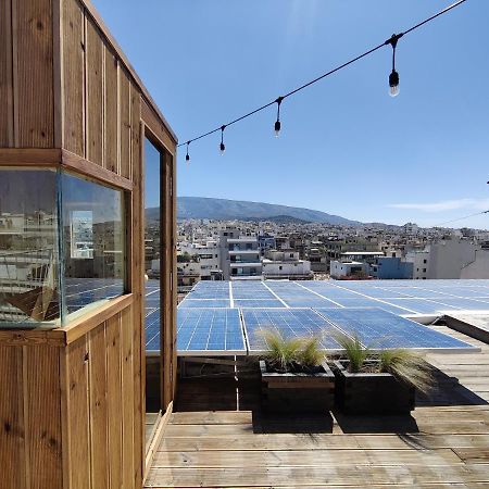 Unique Solar Penthouse With Jacuzzi And Sauna In Central Athena Bagian luar foto