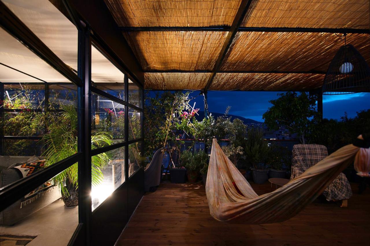 Unique Solar Penthouse With Jacuzzi And Sauna In Central Athena Bagian luar foto